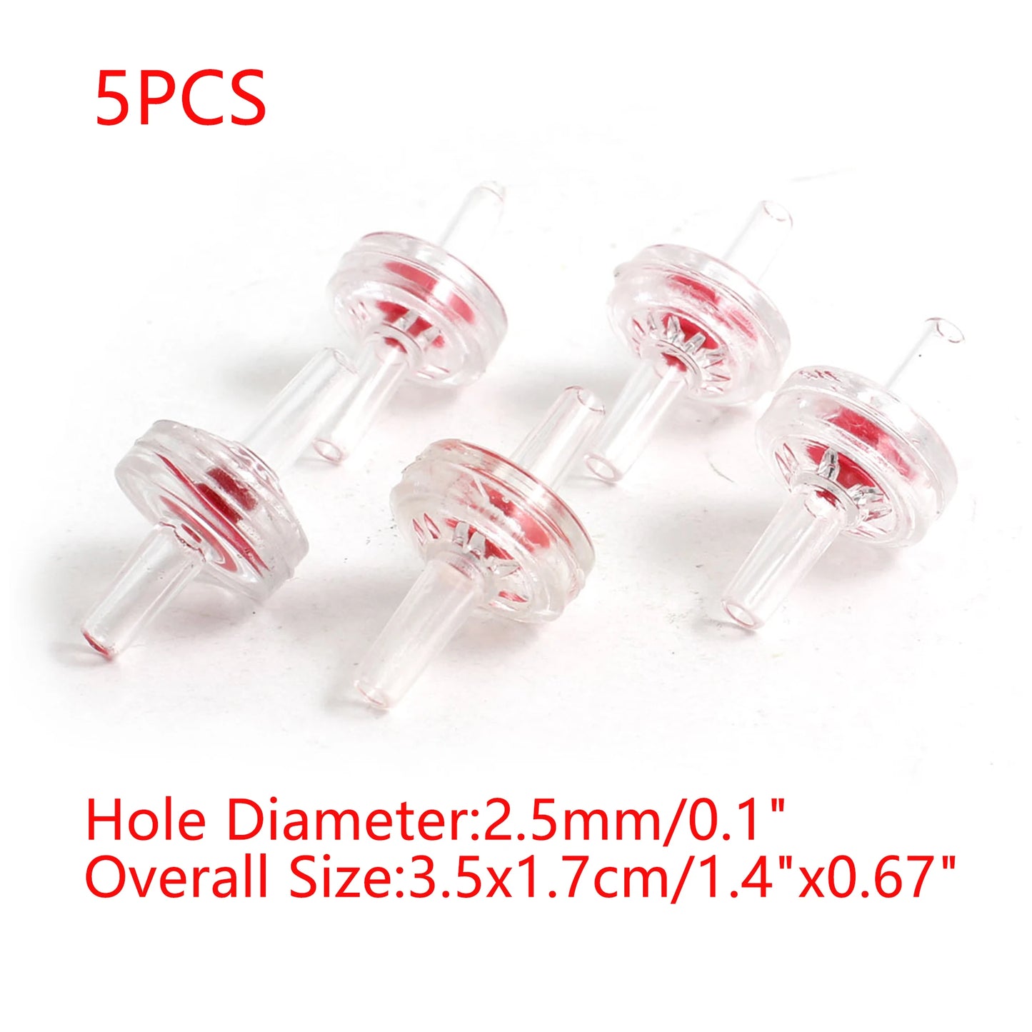 UXCELL Universal Aquarium Oxygen Pump Check Valve Fish Tank Air Hose One-way Check Valve Carbon Dioxide Pipe Tools Accessories