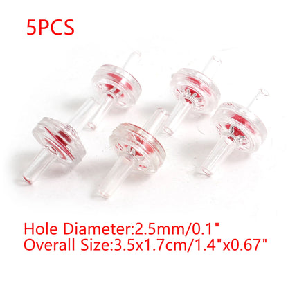 UXCELL Universal Aquarium Oxygen Pump Check Valve Fish Tank Air Hose One-way Check Valve Carbon Dioxide Pipe Tools Accessories
