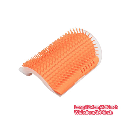 2/1PCS Pet Brush Comb Play Cat Toy Softer Cat Self Groomer Massage Comb with Catnip Face Scratcher for Kitten Puppy Cat Clean