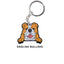 Cartoon Cool Dogs Keychains Bulldog English Springerspaniel Keyrings Maltese Greyhound Key Chains Husky Keeshond Key Rings Gifts