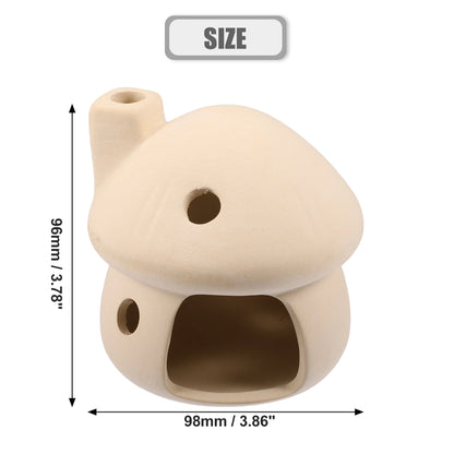 UXCELL Fish Tank Hideaway Rock Cave Ceramic Aquarium Decoration Fish Shrimps Shelter Pet Pottery House Canister Accessories