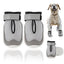 UXCELL 4pcs Fashion Dog Shoes Breathable Dog Boots Paw Protectors Summer Casual Silod Pet Shoes Outdoor Walking Sportwear