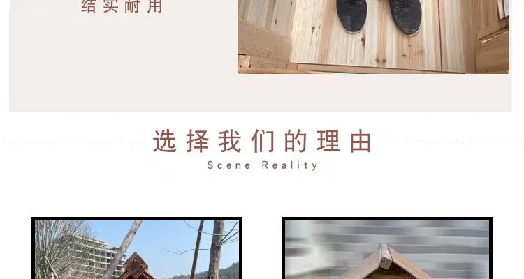 Rural Kennel Outdoor Kennel Rainproof Waterproof Rural Outdoor Kennel Courtyard Pet Small House Villa Four Seasons Pass