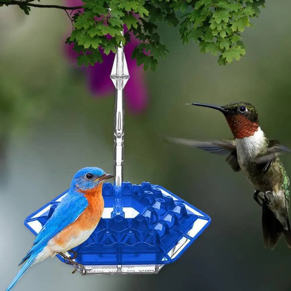 Hummingbird Feeders For Outdoors Hanging Portable Hummingbird Feeders Bird Hanger Feed Feeding Hexagon Easy To Clean Pet Feeder