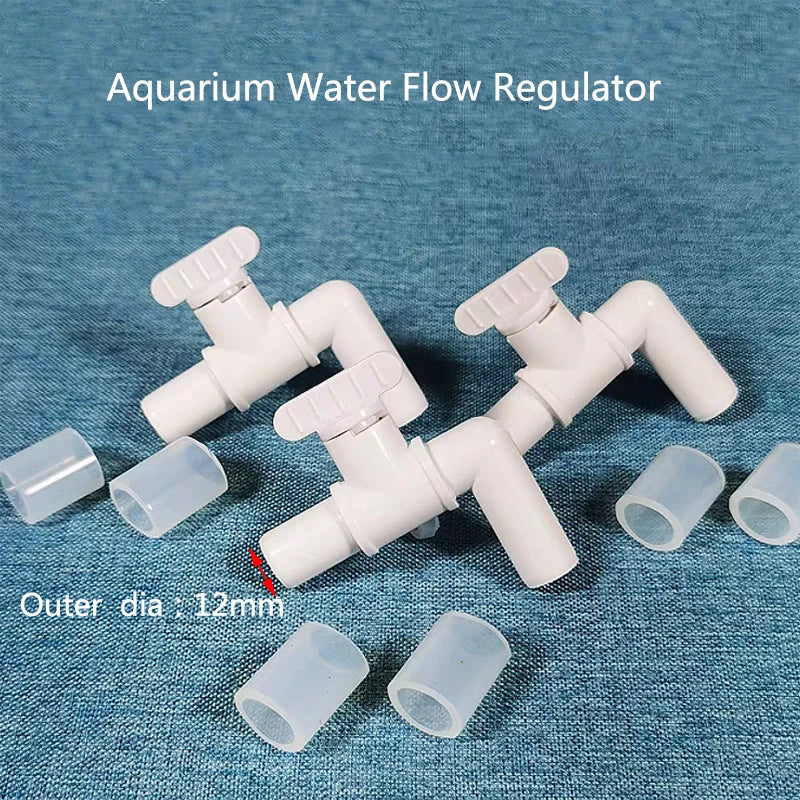Aquarium Fish Tank Water Pump Regulating Valve Filter Pump Regulator Water Flow Control Right Angled Elbow Aquarium Accessories