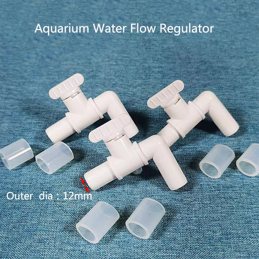 Aquarium Fish Tank Water Pump Regulating Valve Filter Pump Regulator Water Flow Control Right Angled Elbow Aquarium Accessories
