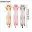Cute 50cm Cat Plush Toy Long Pink Brown Grey Sleeping Cats Leg Pillow Squishy Little Animal Doll Appeasing Plushie Gift