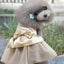 Dog Wedding Dress Cotton Lace Floral Dress For Small Dogs Chihuahua Summer Puppy Dress Pomeranian Princess Tutu Yorkshire Clothe