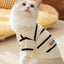 Dog Sweater for Small Dogs Luxury Dog Clothes Striped Pet Cardigan Knitted Coat Chihuahua Costume Bichon Clothing Puppy Jacket