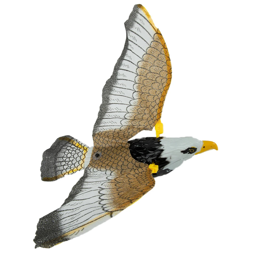 Bird Repellent Hanging Eagle Flying Owl Repellent Scarer Emulation Flying Hawk Bird Garden Scarecrow Yard Outdoor Pest Control