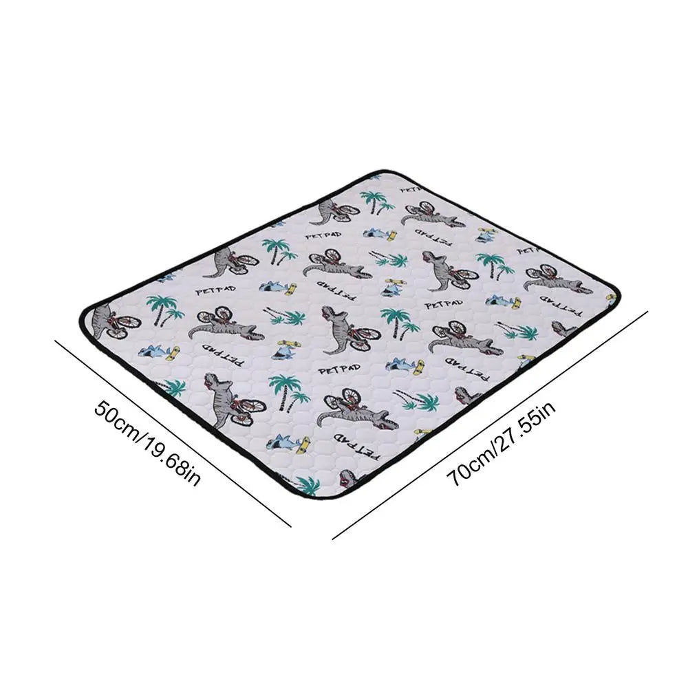 Dog Pee Mat Super Absorbent Pet Mat Blanket Pet Cat Training Pads Reuse Dog Potty Pads Anti-Slip Bottom Dogs Potty Training Mat