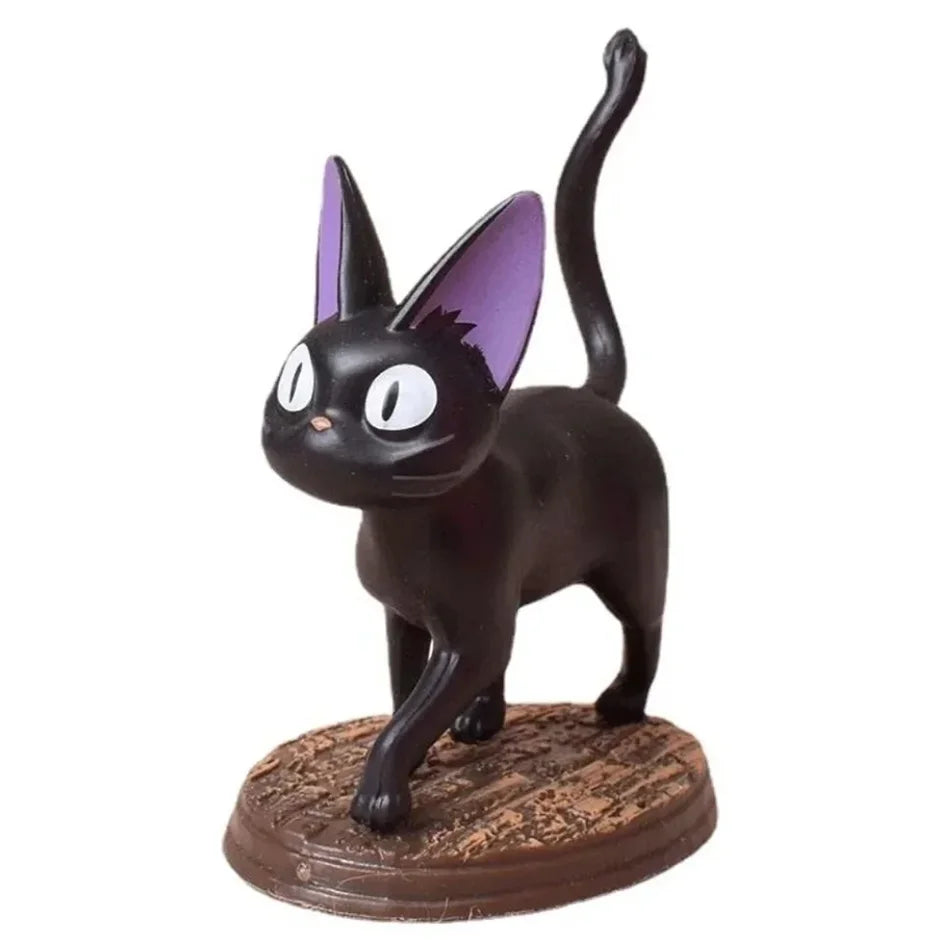6pcs/set Cartoon Black Cat Jiji Gigi Figure PVC Action Toy Doll Model Set Black Cat Hayao Miyazaki Figure Toy kids birthday gift