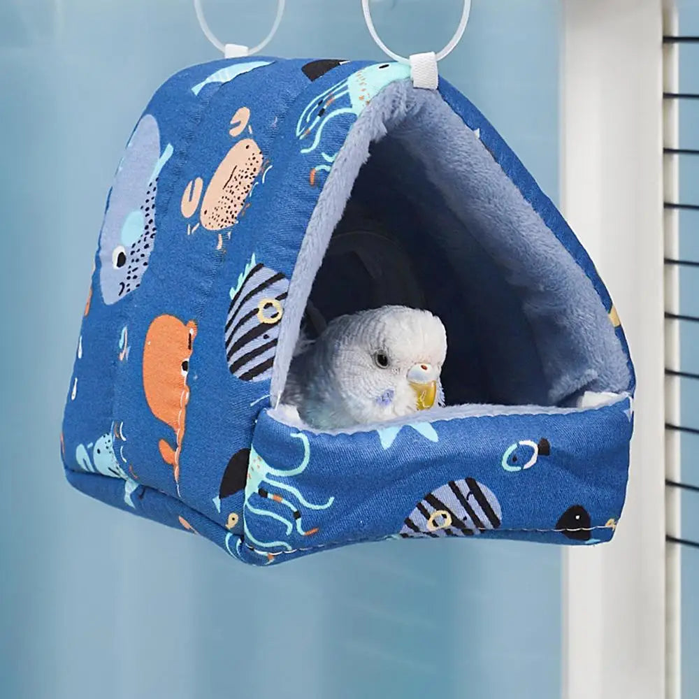 Parrot Bed Warm House Hideout Cushion Bed For Parrot Plush Cushion For Parrots Lovebirds Parakeets And Small And Medium Birds