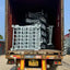 Heavy Duty Foldable Warehouse Iron Wire Cage Mesh Collapsible Container Pallet Cage Metal Collapsible Shipping Cage with Wheels