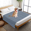 Waterproof Dog Bed Cover Gray Pet Blanket with Anti-Slip Back for Furniture Bed Couch Sofa Reversible Pet Sofa Cover Mattress