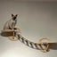 Cat Climbing Shelf Wall Mounted Hammock 1m Bridge With Sisal Scratching Post For Cats Tree Tower Platform Jumping Pet Furniture