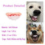 Pet CorgiDog False Teeth Toy Rabbit Front BuckTeeth Cover Funny Puppy Dentures Pet Decorating Cosplay Halloween Costume