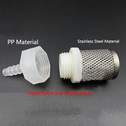 Stainless Steel Aquarium Filter Inlet Sleeve Mesh Shrimp Nets Special Shrimp Cylinder Filter Inflow Inlet Protect cessories New