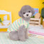 Summer Dog Clothes Pet Dog Vest Dress Dog Knitted Striped Dog T Shirt Chihuahua Bichon Clothing Kitten Puppy Girls Dog Costume