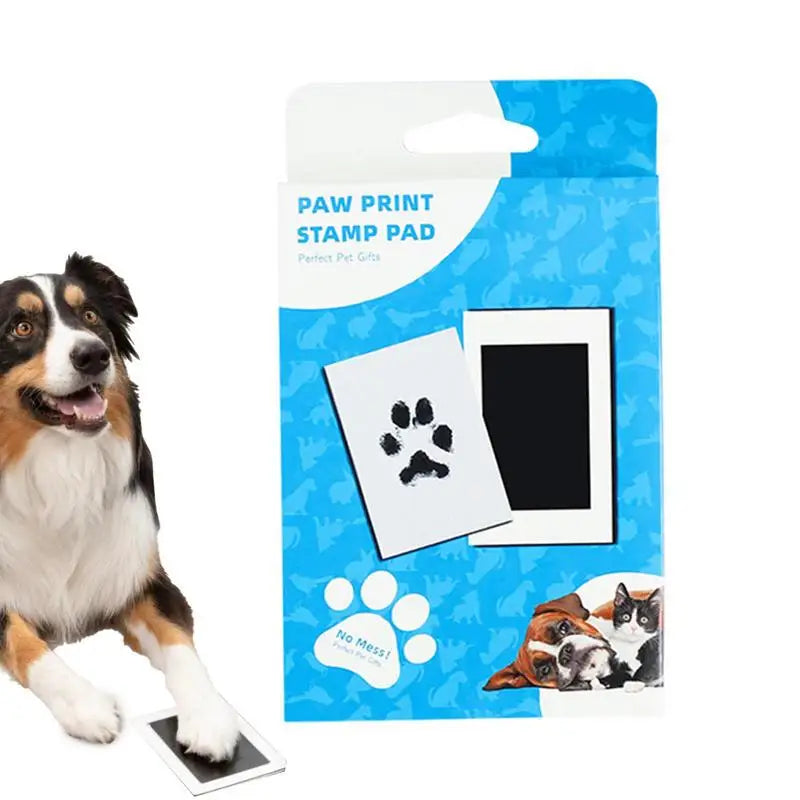Paw Print Ink Pads DIY Keepsake Pawprint Maker Clean Touch Baby Foot Printing Kit Handprint Ink Pad Dog Nose Print Kit