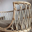 Japanese ins natural rattan dog cat pet bed teddy kennel princess bed summer removable cage