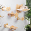 Cat Wall Climbing Shelves Wall Mounted Hammock Cat Scratching Post Wooden Stairway Shelves with Sisal Rope Ladder Wall Cat Tree
