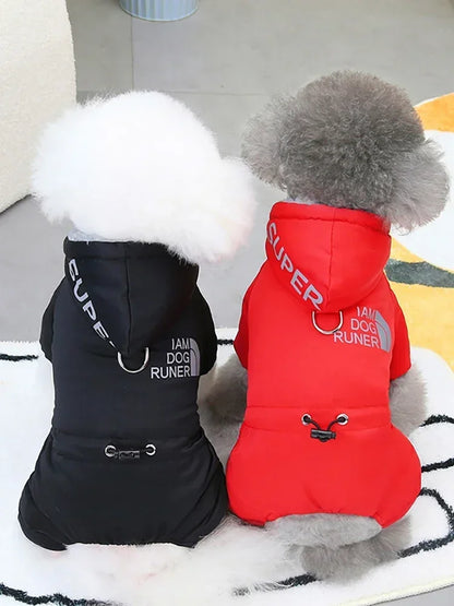 Winter Warm Dog Jumpsuit Waterproof Jacket for Small Medium Pet Dogs Snowsuit Puppy Chihuahua Bulldog Outfits Winter Clothes