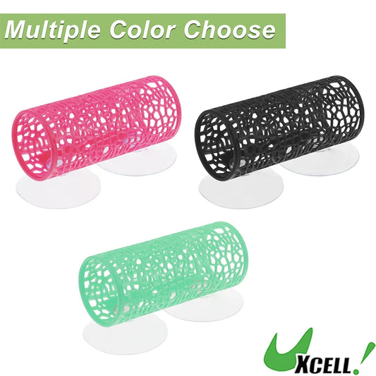 UXCELL Fish Tank Betta Fish Tube Tunnel with Holes Betta Fish Cave Tunnel for Shrimp Reptiles Amphibians Habitat Decoration
