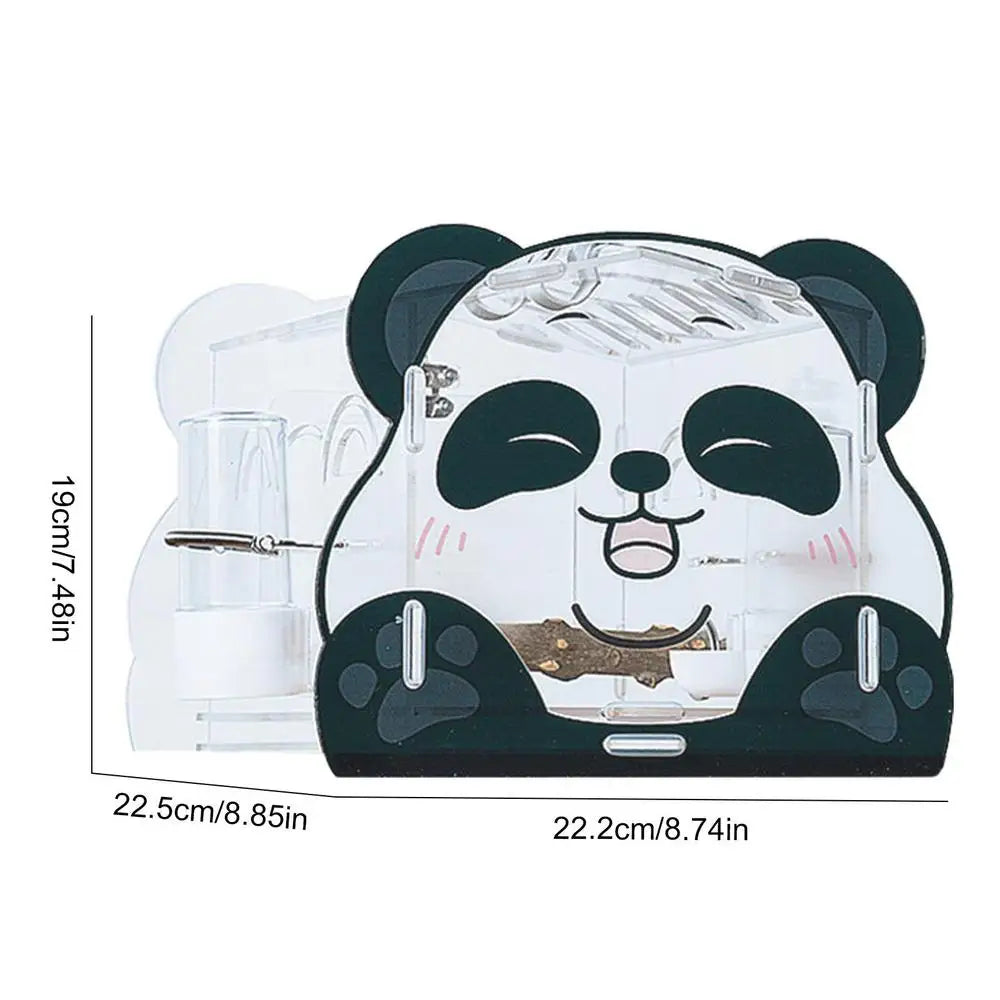 Portable Parrot Carrier Backpack For Bird Travel Cage With Wood Standing Perch Small Pet Transparent Space Capsule
