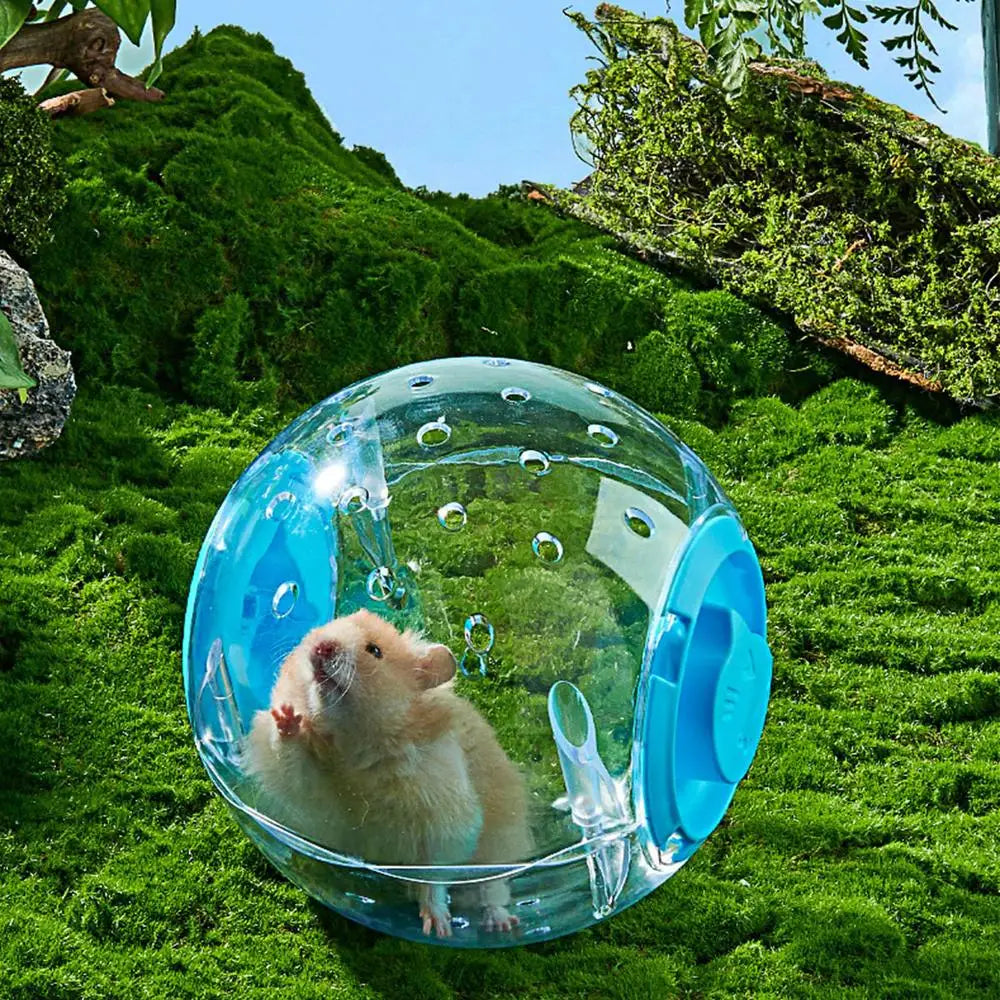 Hamster Run Ball Cute Hamster Exercise Toys For Small Animal Breathable Silent 7-inch Dwarf Hamster Running Ball Transparent