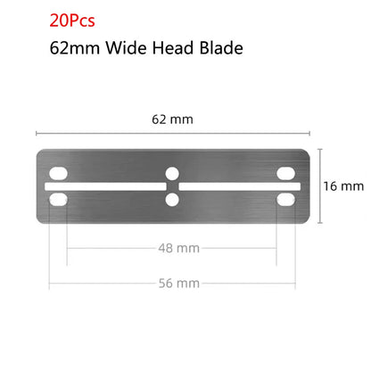 Aquarium Algae Remover Scraper Blade Metal Replacement Blades algae removal Fish Tank Aquatic Water Plant Grass Cleaning Tools