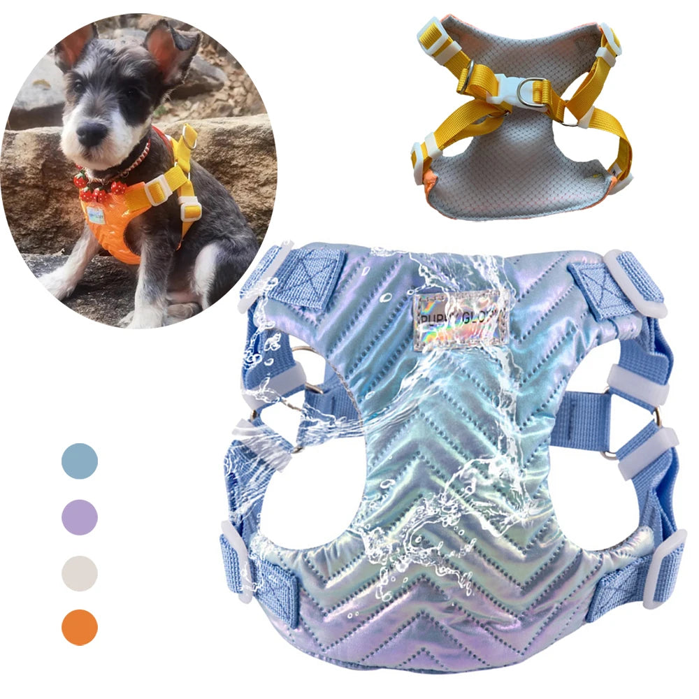 No Pull Summer Pet Harness Vest for Small Medium Dogs Waterproof Puppy Dog Harnesses French Bulldog Poodle mascotas Accessories