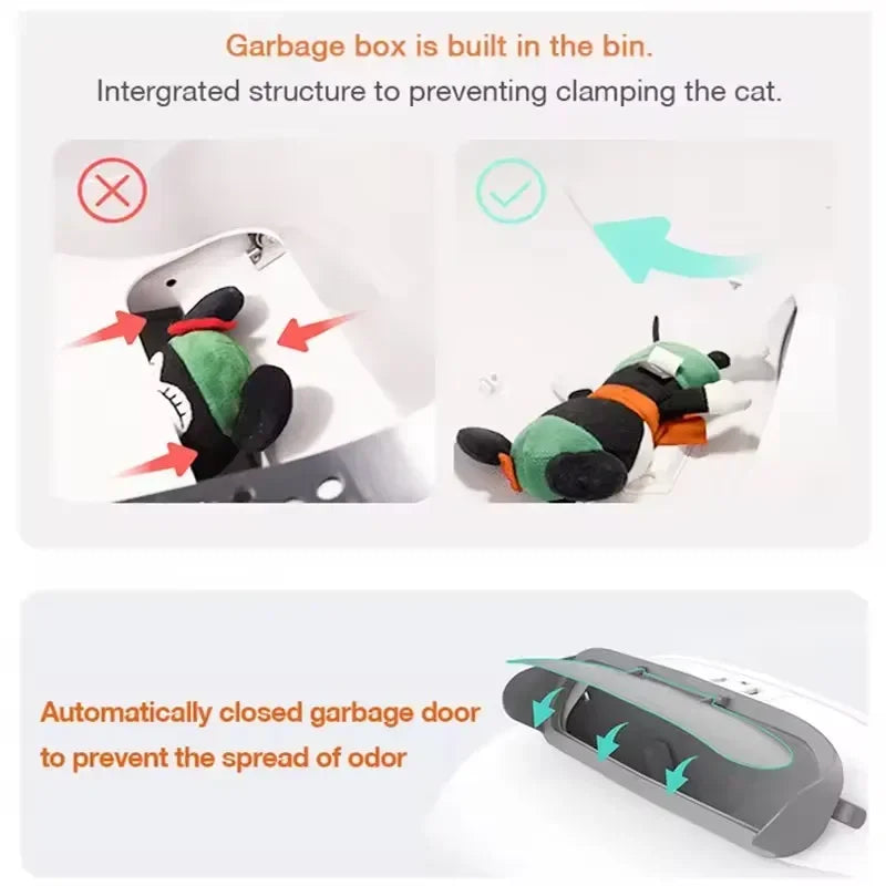 Xianchanpets Wholesale Automatic Cat Litter Box Automatic Electric Cleaning Closed Deodorization Intelligent Cat Toilet