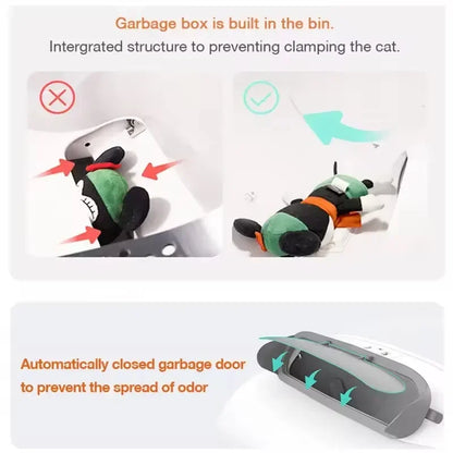 Xianchanpets Wholesale Automatic Cat Litter Box Automatic Electric Cleaning Closed Deodorization Intelligent Cat Toilet