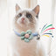 Pet Collar Cute Knitting Flower Bell Collar With Adjustable Collar Style Cartoon Cat Safety Small Dog Pet Supplies Buckle V6S4
