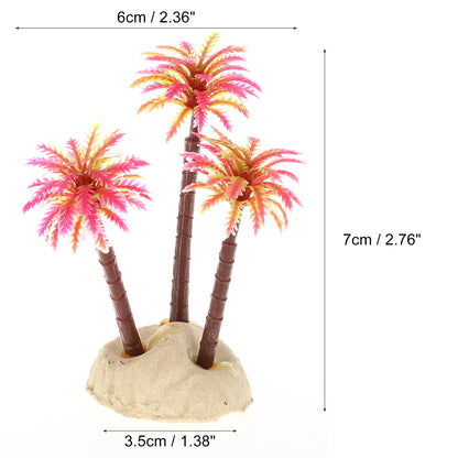UXCELL Artificial Plants Grass Aquarium Plastic Water Weeds Ornament Fish Tank Flower Plants Tree Decoration Accessories