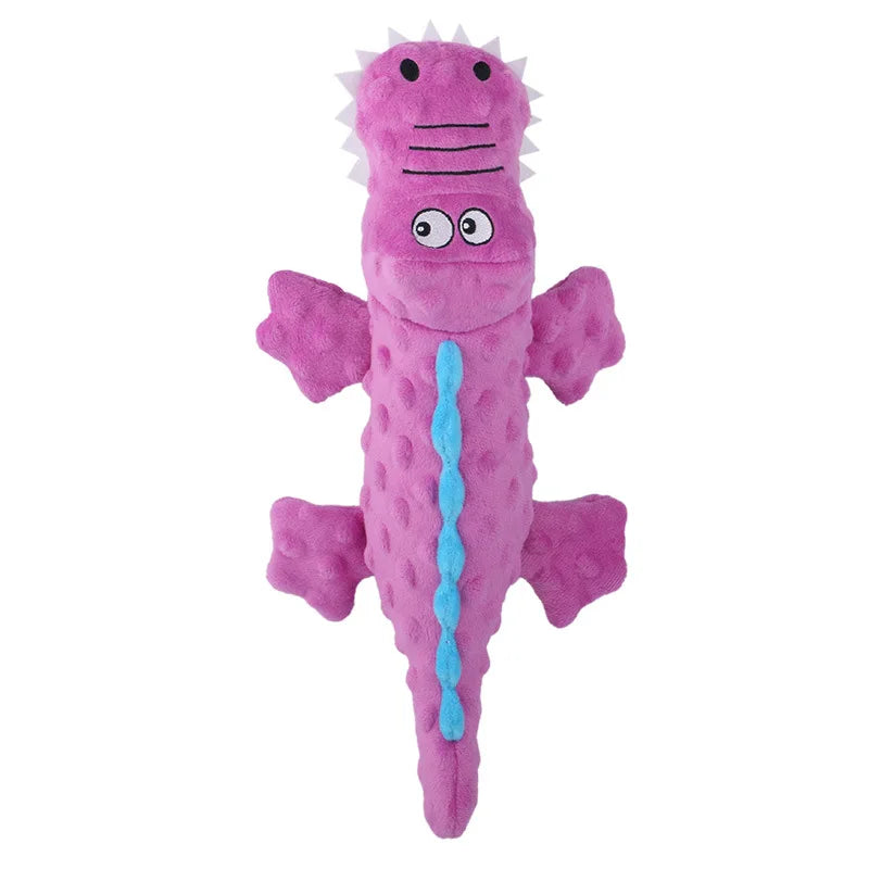 Pet plush toy sounding crocodile molars bite-resistant cute cartoon dog dog toy pet supplies