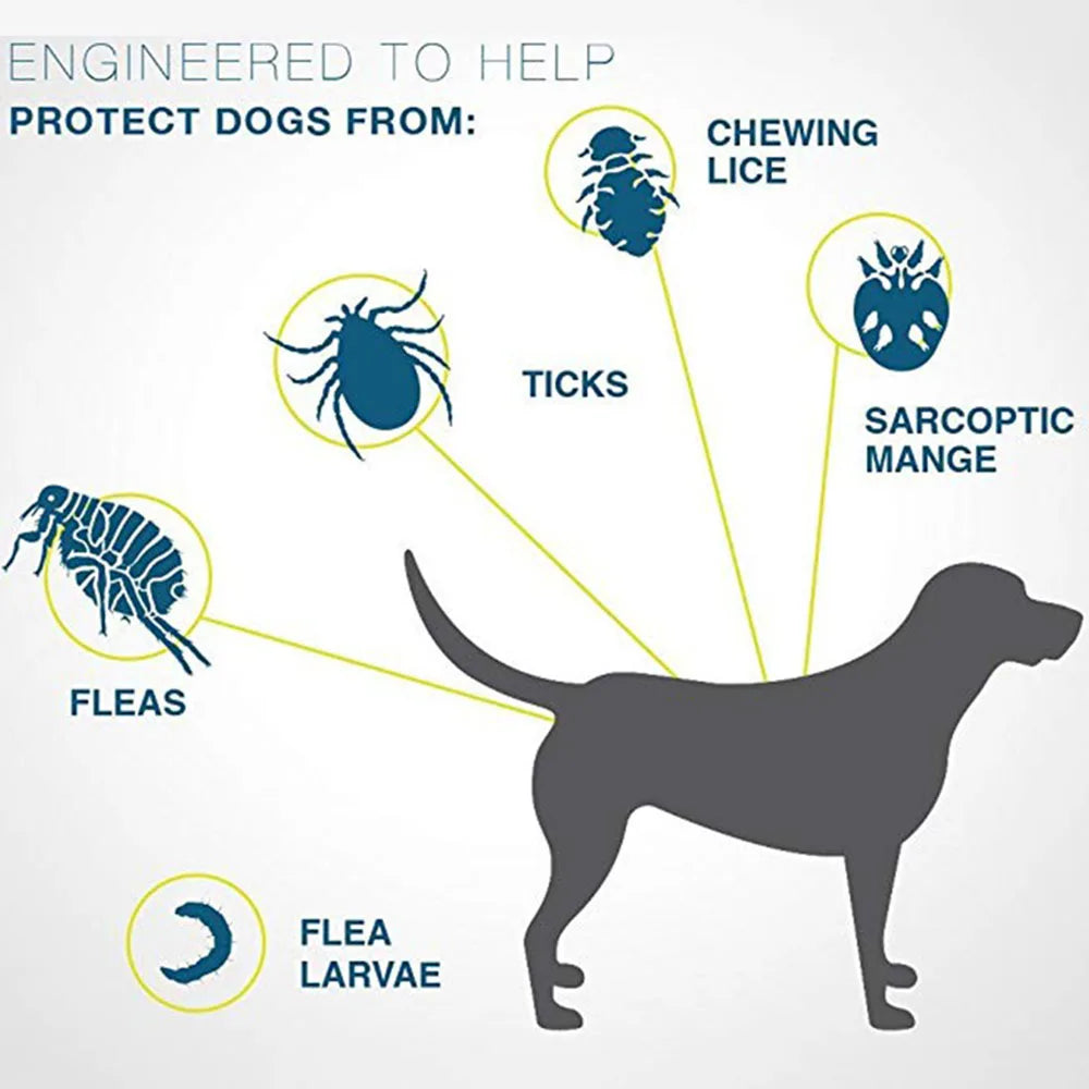 Repellent Collar Dog Flea Prevention Cat Anti Ticks Parasite Collar for Small Large Dogs Anti Flea and Ticks Collar Pet Supplies