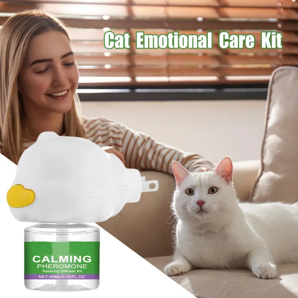 Cat Diffuser Kitten Relaxing Soothing Calming Kit Relief Intelligent Calming Pheromone Diffuser Calm Relaxing Pheromone