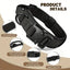 Tactical Dog Collar Leash Nylon Walking Training Pet Collar Set for Medium Large Dogs German Shepherd Dog Collar with Handle