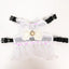 Dog Bow Dress Harness Leash Set for Small Medium Dogs Breathable Mesh Pet Tulle Skirt with Sequins Luxury Design Dog Clothes