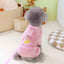 1pc Pet Dog Clothes Soft Warm Fleece Dogs Jumpsuits Crown Pattern Pet Clothing for Small Dogs Puppy Cats Costume Coats