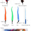 11pcs Replacement Cat Feather Toy Set Feather Replacement Head Retractable Cat Stick Cat Products