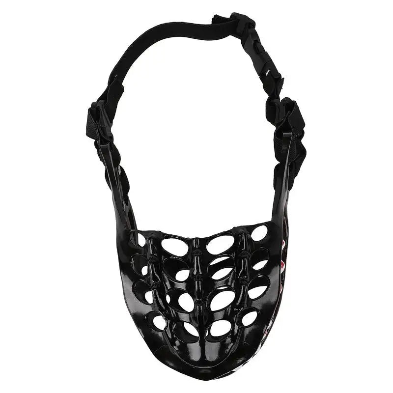 Halloween Dog Muzzle With Teeth Creepy Dog Costume With Large Teeth Spooky Prop Halloween Dog Costume Hilarious Dog Muzzle