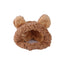 Cute Bear Shaped Hat for Cat Christmas Protective Pet Dogs Cosplay Head Wear York Solid Color Winter Kitten Costume Accessories