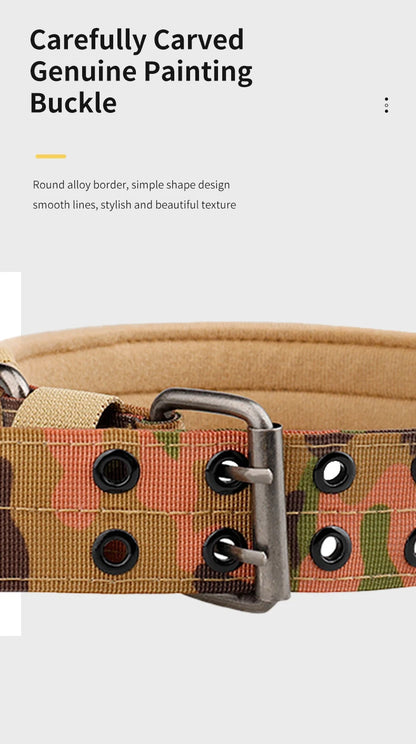 1pc Medium To Large Nylon Tactical Pet Dog Collar - Adjustable And Durable, Suitable For Medium And Large Dogs.