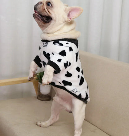 Warm Dog Clothes Hoodies for Small Dogs Cute French Bulldog Clothing Fashion Winter Puppy Supplies Cat Jumper Chihuahua Costume