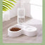 1pcs Double Dog and Cat Bowl-Pet and Food Bowl Set with Pet Feeding Bowl Suitable for Cats and Small Dogs