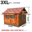 Outdoor Solid Wood Labrador Kennel Waterproof Small Medium Large Dog Cage Golden Retriever Teddy Kennel