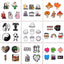 Funny Animal Sets Enamel Pins Cartoon Anime Figure Ghost Spooky Cute Cat Bird Brooches Backpack Lapel Badge Punk Jewelry Gifts